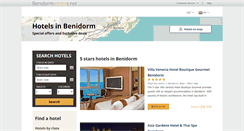 Desktop Screenshot of benidorm-hotels.net